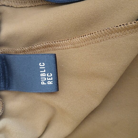 Public Rec All Day Every Day Pants Mens 34x32 Khaki/Tan/Brown Drawstring Stretch - Picture 7 of 10